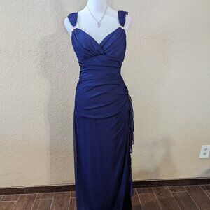 Betsy & Adam Purple formal dress